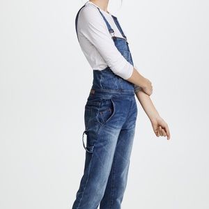 Blank Denim Overalls